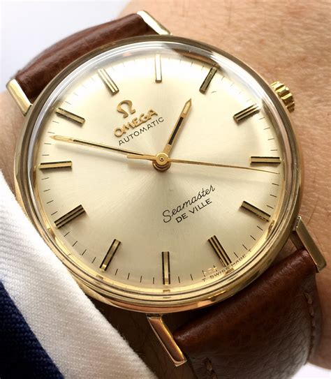 vintage omega seamaster deville automatic gold|Omega Seamaster deville automatic 1960s.